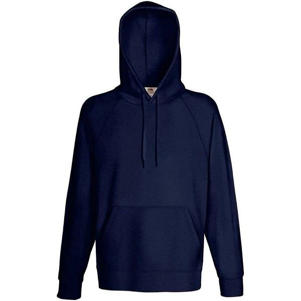 Fruit of The Loom Lightweight Hooded Sweatshirt 62140 Deep Navy M