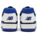 New Balance White & Blue 550 Sneakers