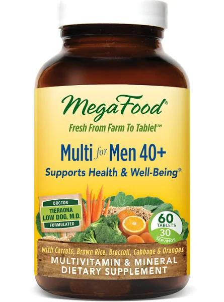 MegaFood Multi for Men 40+ 60 Tablets