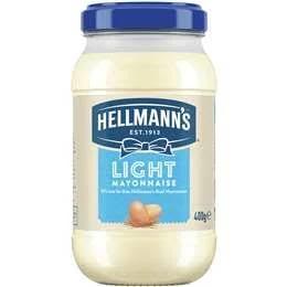 Hellmann's Light Mayonnaise Jar 400g