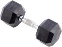 York Hexagonal Rubber Dumbbell, 4kg