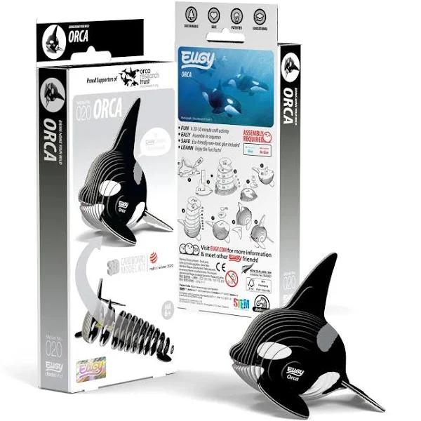 Eugy 020 Orca Eco-friendly 3D Paper Puzzle [New Seal]