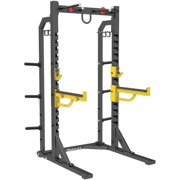 Reeplex Commercial Squat Half Rack with Storage