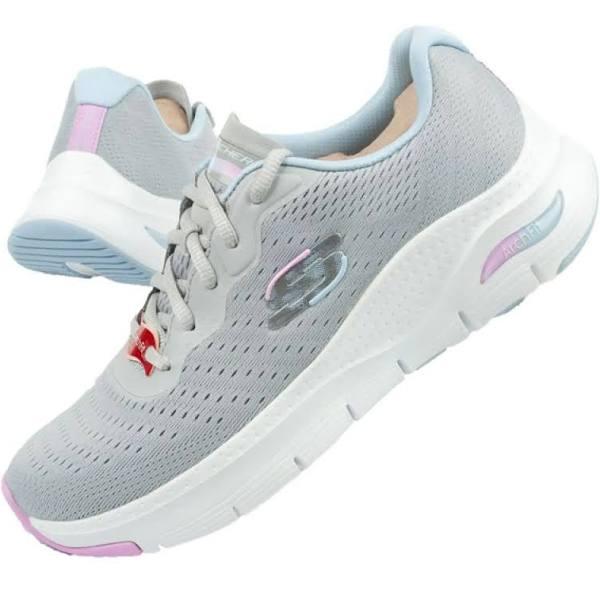 Skechers Arch Fit-Infinity Cool Ladies Trainers Grey/Multi: UK 4.5