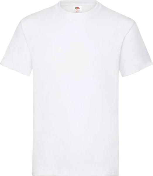 Fruit of The Loom Unisex Adult Plain Cotton Heavy T-Shirt White 3XL Cotton Unisex T-Shirt