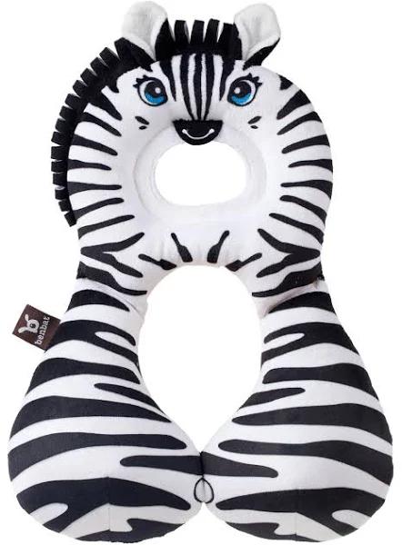 Benbat Total Support Headrest Head/Neck Rest Travel Baby 1-4Y Car Pillow Zebra