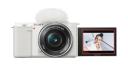 Sony ZV-E10 Mirrorless Camera with 16-50mm Lens (White)