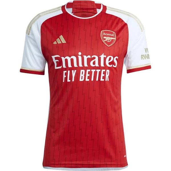 Adidas Arsenal 23/24 Home Jersey Better Scarlet L - Mens Soccer Jerseys