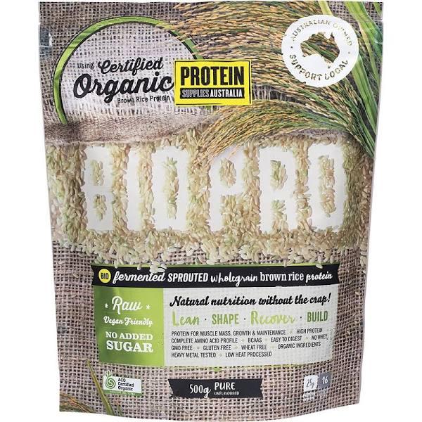 Protein Supplies Australia Biopro (Sprouted Brown Rice) Pure - 500g