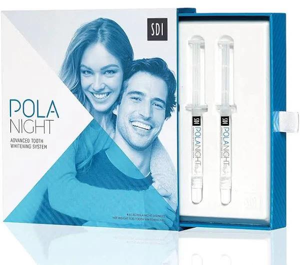 Pola Night 10% Carbamide Peroxide Teeth Whitening Gel 4x 1.3gram Syringes - AfterPay & zipPay Available