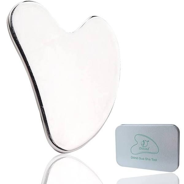 Ditind Gua Sha, Gua Sha Facial Tools, Stainless Steel Guasha Tool For