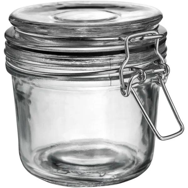 Black Seal 350ml Classic Glass Storage Jar - by Argon Tableware