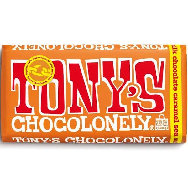 Tony's Chocolonely Milk Chocolate Caramel Sea Salt 180g