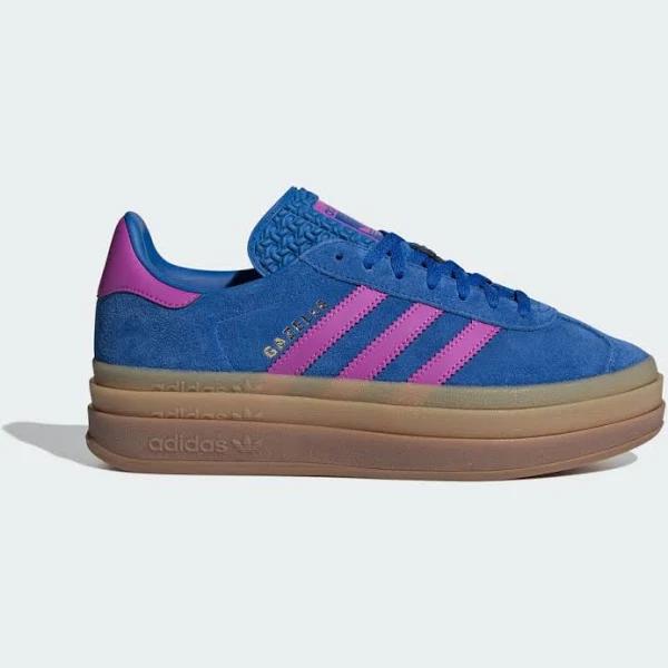 Adidas Gazelle Bold Shoes - Women's - Blue / Purple Burst / Blue - 10