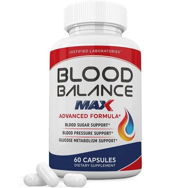 Blood Balance Max Advanced Formula 1295MG 60 Caps