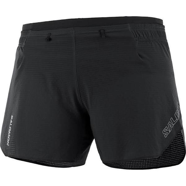 Salomon Womens Sense Aero 5in Shorts Black M