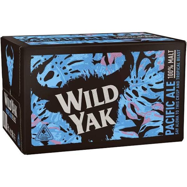 Wild Yak Pacific Ale Beer Case 24 x 345ml Bottles