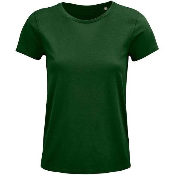 SOLS Womens/Ladies Crusader Organic T-Shirt (Bottle Green) (3XL)