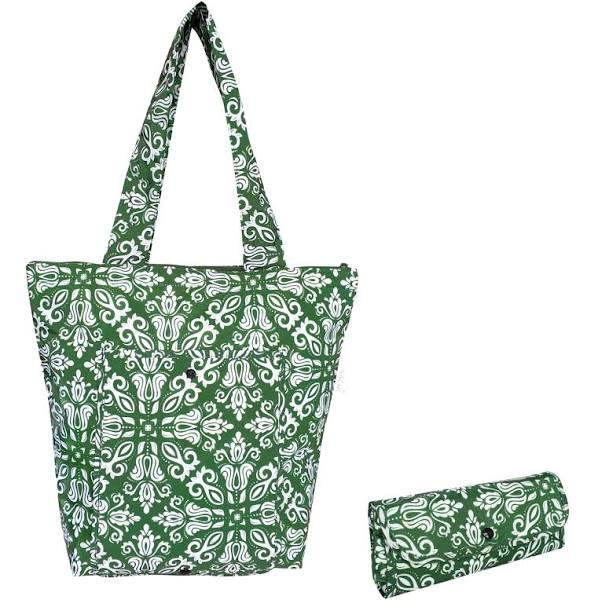 Sachi Insulated Market Tote Bohemian Green