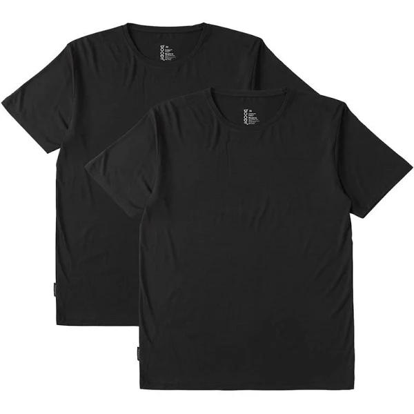 2-Pack Men's Crew Neck T-Shirt Black / S / 2