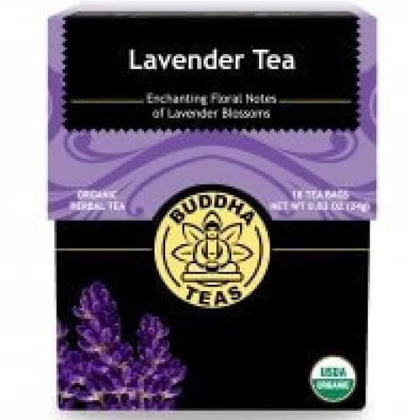 Buddha Teas Organic Lavender Tea, 18 Bags