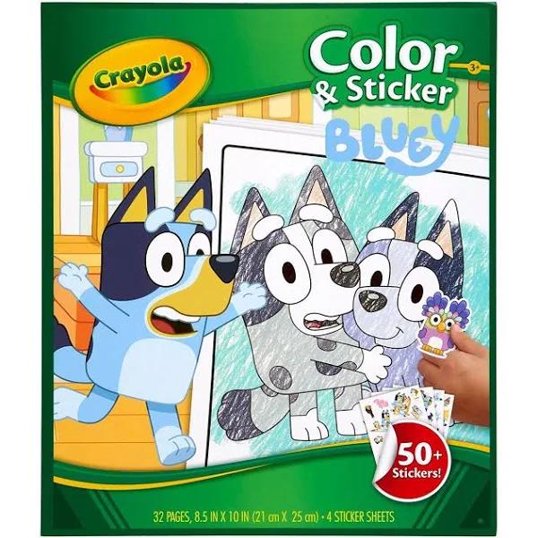 Crayola Bluey Color Sticker Book