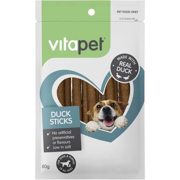 Vitapet Dog Treats Jerhigh Duck Sticks 80g