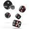 Oakie Doakie Dice - D6 16 mm Enclave - Ruby (12)