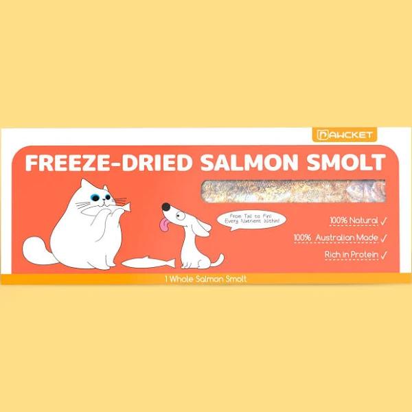 Freeze-Dried Raw Salmon Smolt | Australian Made | Pawcket Pet Treats