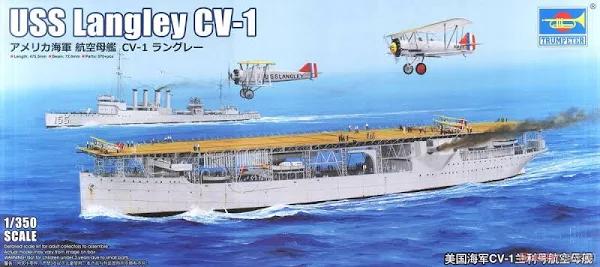 Trumpeter 05631 1/350 USS Langley CV-1 Plastic Model Kit