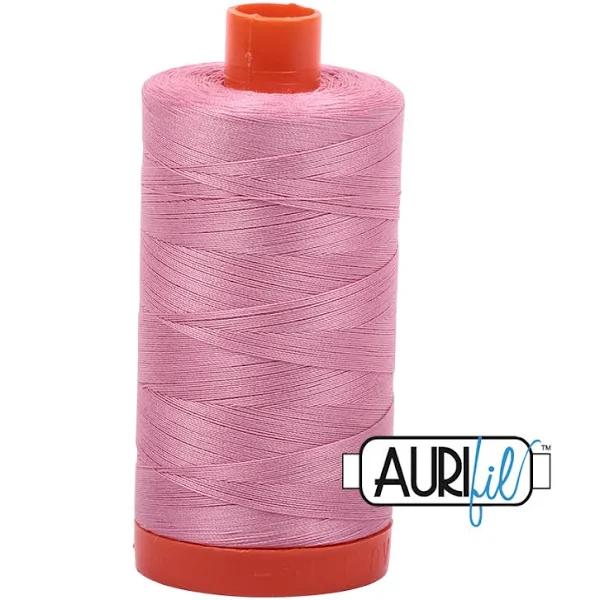 Aurifil Mako Cotton Thread Solid 50 wt - Antique Rose (2430)