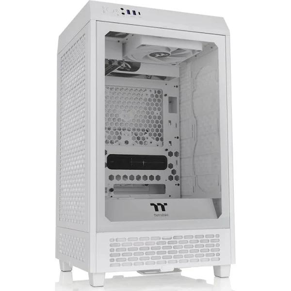 Thermaltake The Tower 200 Tempered Glass Mini-ITX Case Snow Edition [CA-1X9-00S6WN-00]