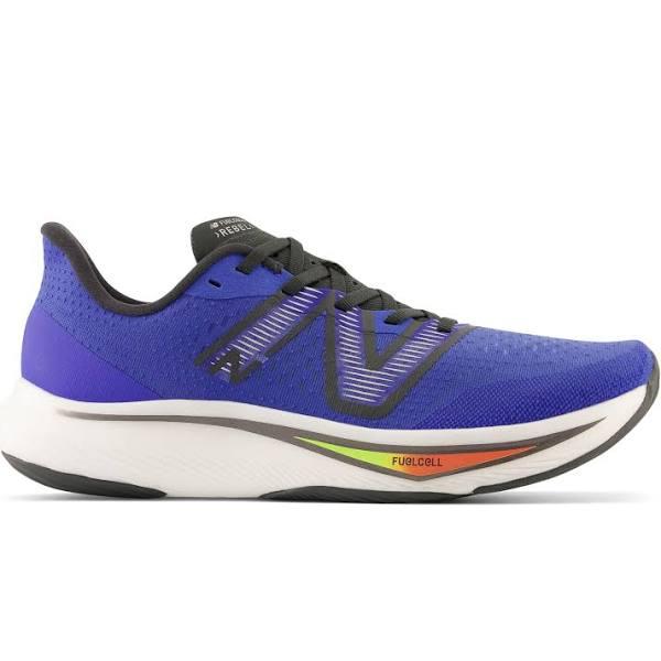 New Balance Men's FuelCell Rebel V3 Blue/Blacktop/Neon Dragonfly - Size 8