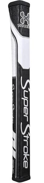 SuperStroke Traxion Pistol GT 2.0 - Putter Grip, Black/White