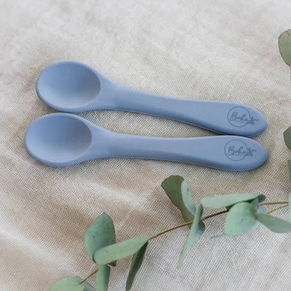 Soft Silicone Baby & Toddler Spoon Pebble