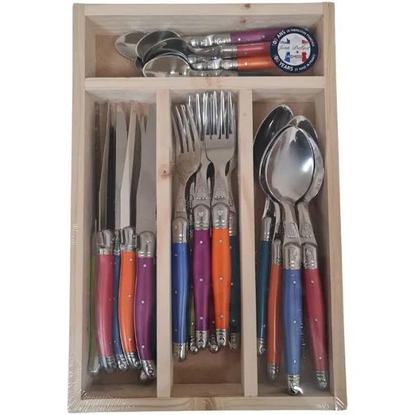 Jean Dubost Laguiole Maison - 24pc Cutlery Set Iridescence