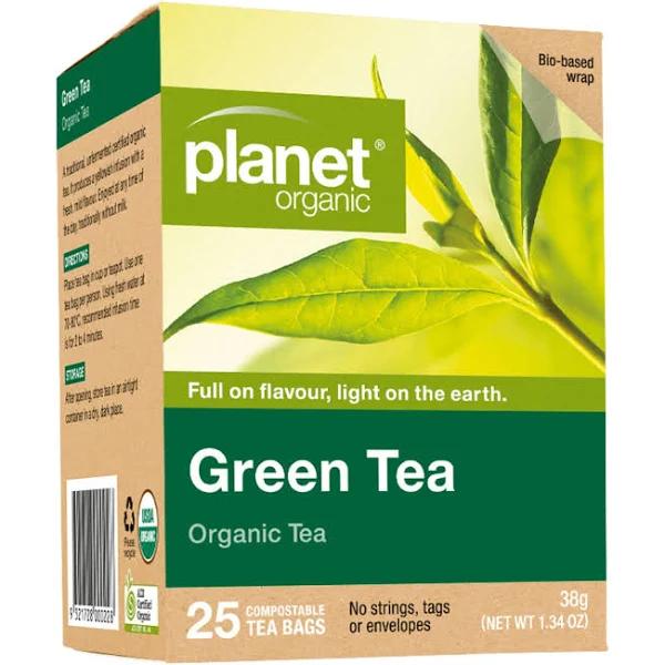 Planet Organic - Green Tea 25 Tea Bags