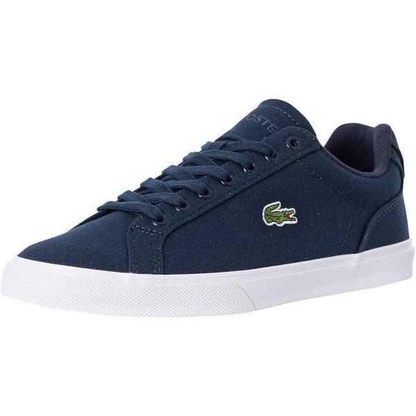 Lacoste Men's Lerond Pro Baseline Sneakers Blue Size UK 6