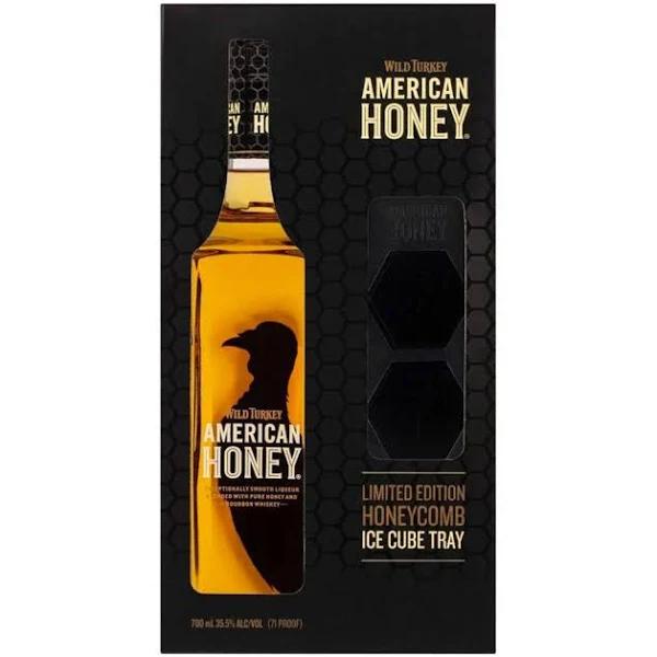 Wild Turkey American Honey Limited Edition Honeycomb Gift Pack 700ml