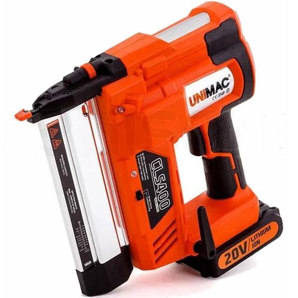 UNIMAC Finish Nailer 20V Lithium 16GA Brad Nailer Cordless Nail Gun