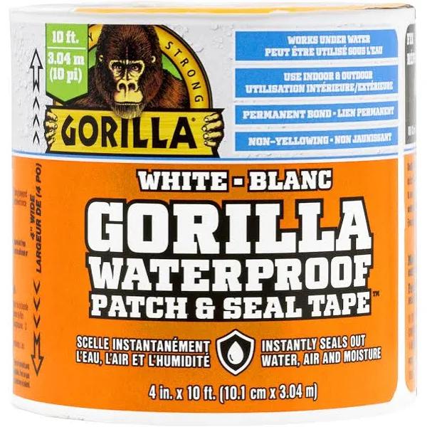 Gorilla Glue 3M White Waterproof Patch and Seal Tape