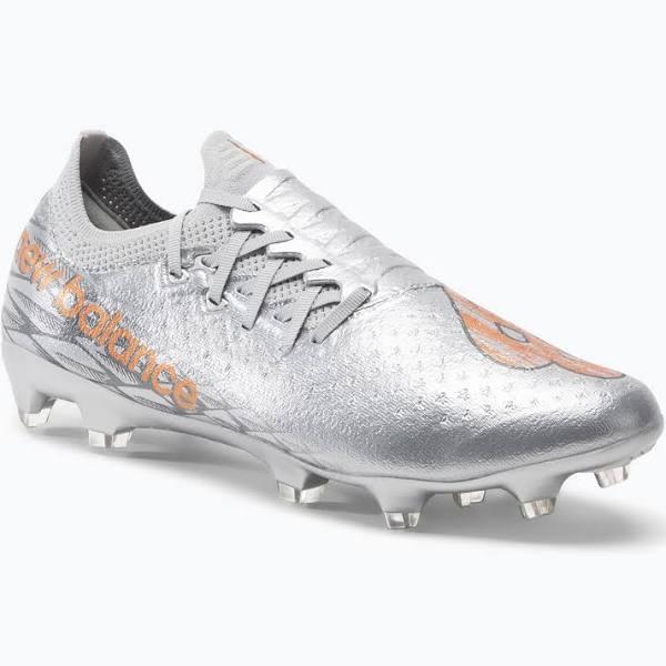 New Balance Furon V7 Pro FG Football Boots Silver EU 44