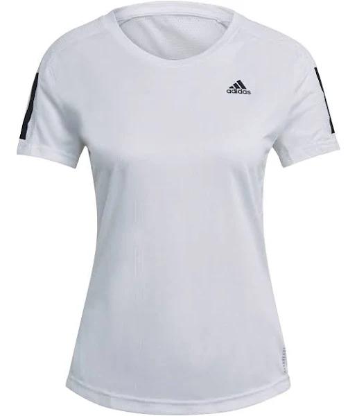 adidas-OWN The Run TEE-Women-White-L