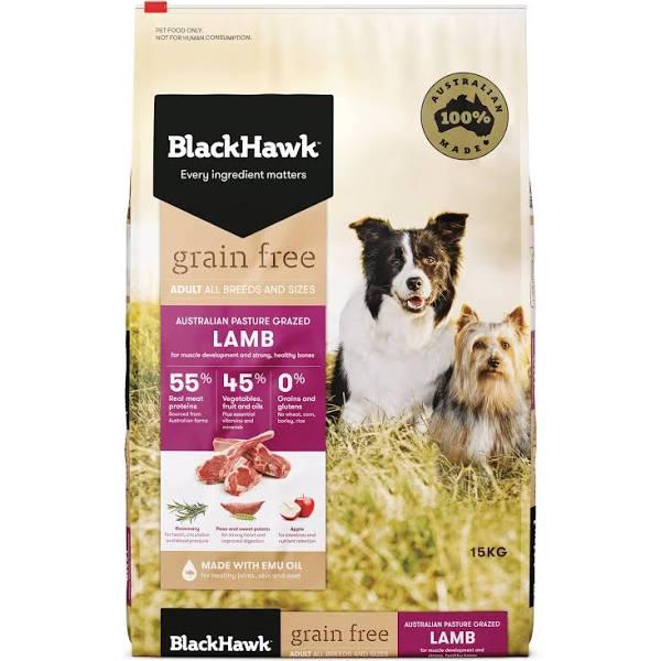 Black Hawk Adult Dog Food Grain Free Lamb 2.5kg