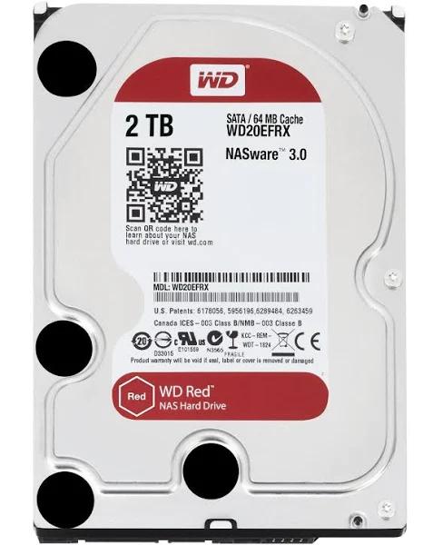 WD Red 2TB [WD20EFRX] NAS Hard Drive