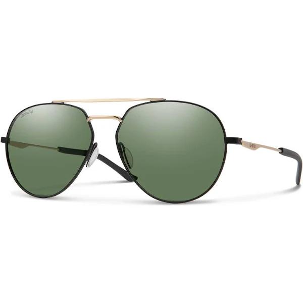 Smith Westgate Sunglasses - Matte Black Gold/Polarized Gray Green