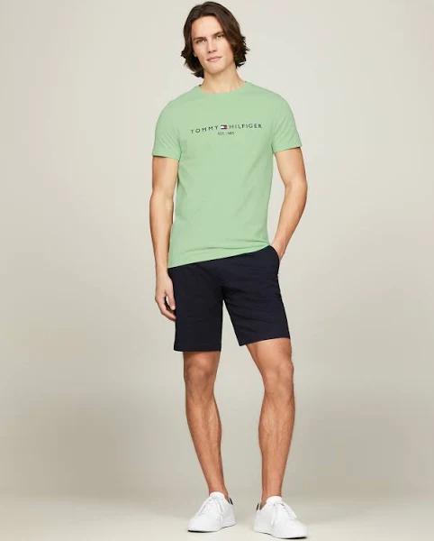 Tommy Hilfiger Logo T-Shirt in Mint Green