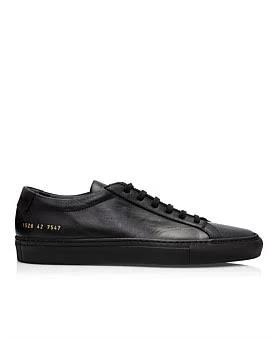 David Jones Common Projects Original Achilles Low Sneaker in Black, Size 44 EU