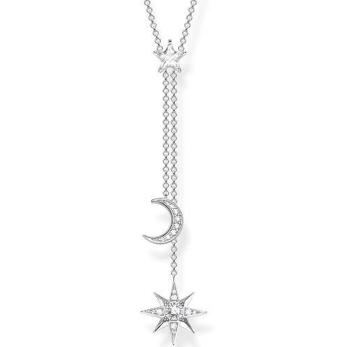 Thomas Sabo Necklace - Star & Moon Silver