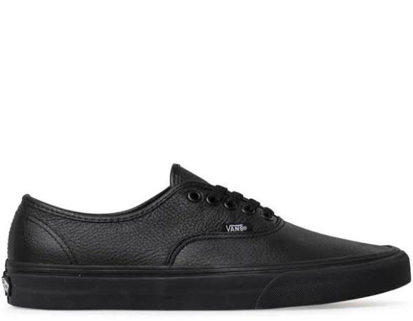 Vans Authentic Black Leather - 4